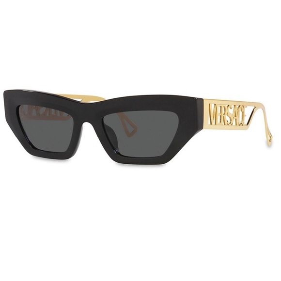 Versace 53MM Logo Cat-Eye sunglasses authenticity guaranteed